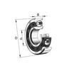 High precision angular contact bearing Series: B73..-E